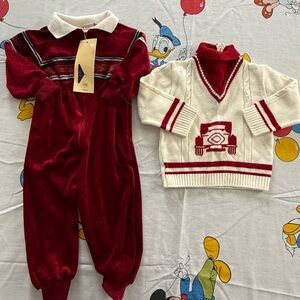 Vintage baby clothes “Early Retirement” bundle 12 months